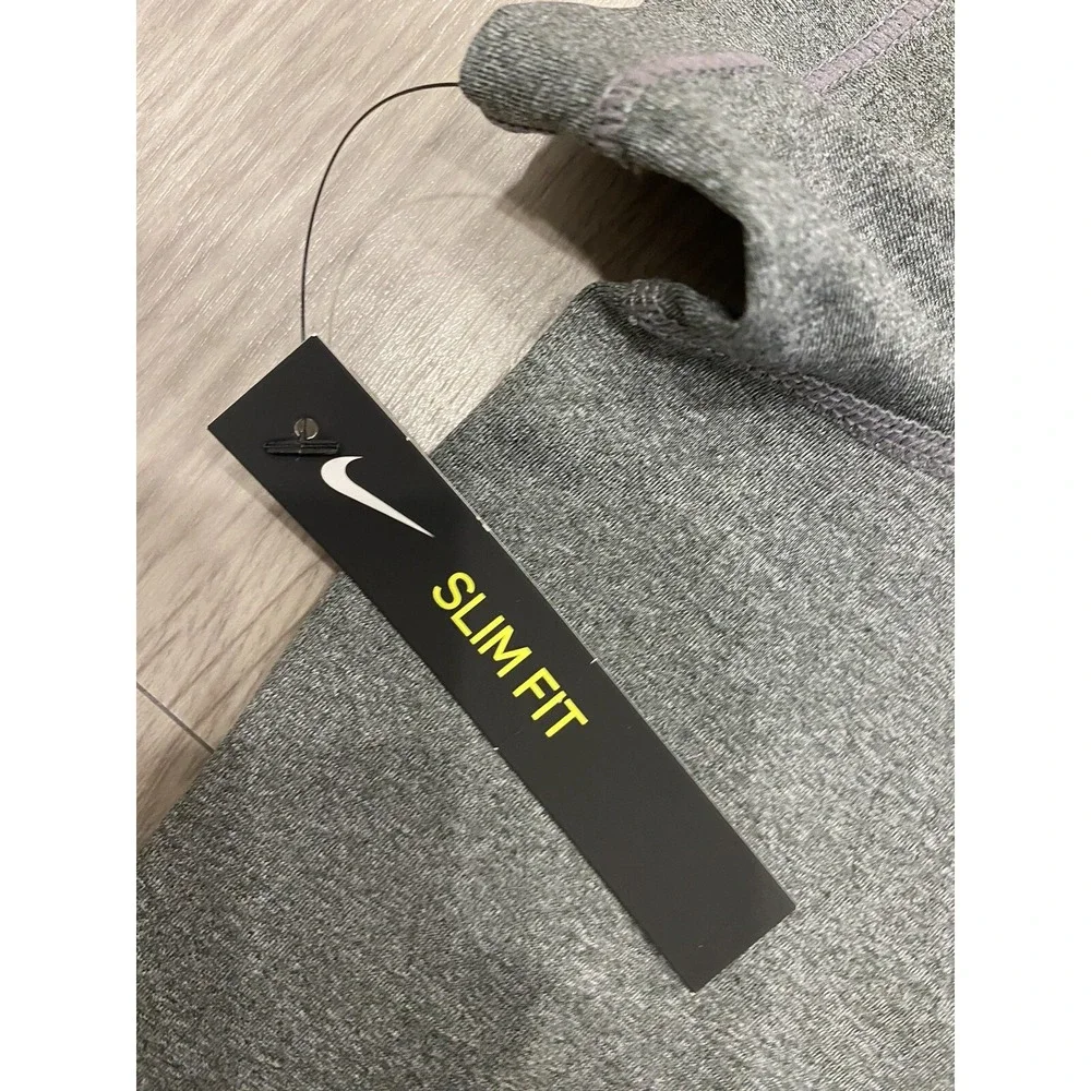 NWT Women's 2XL NIKE Dri-FIT Dry V Neck T‎ Shirt Slim Fit Gray Blouse New! NWT